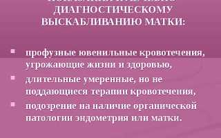 Процедура чистки матки у женщин