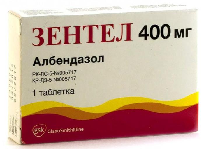 зентел от паразитов
