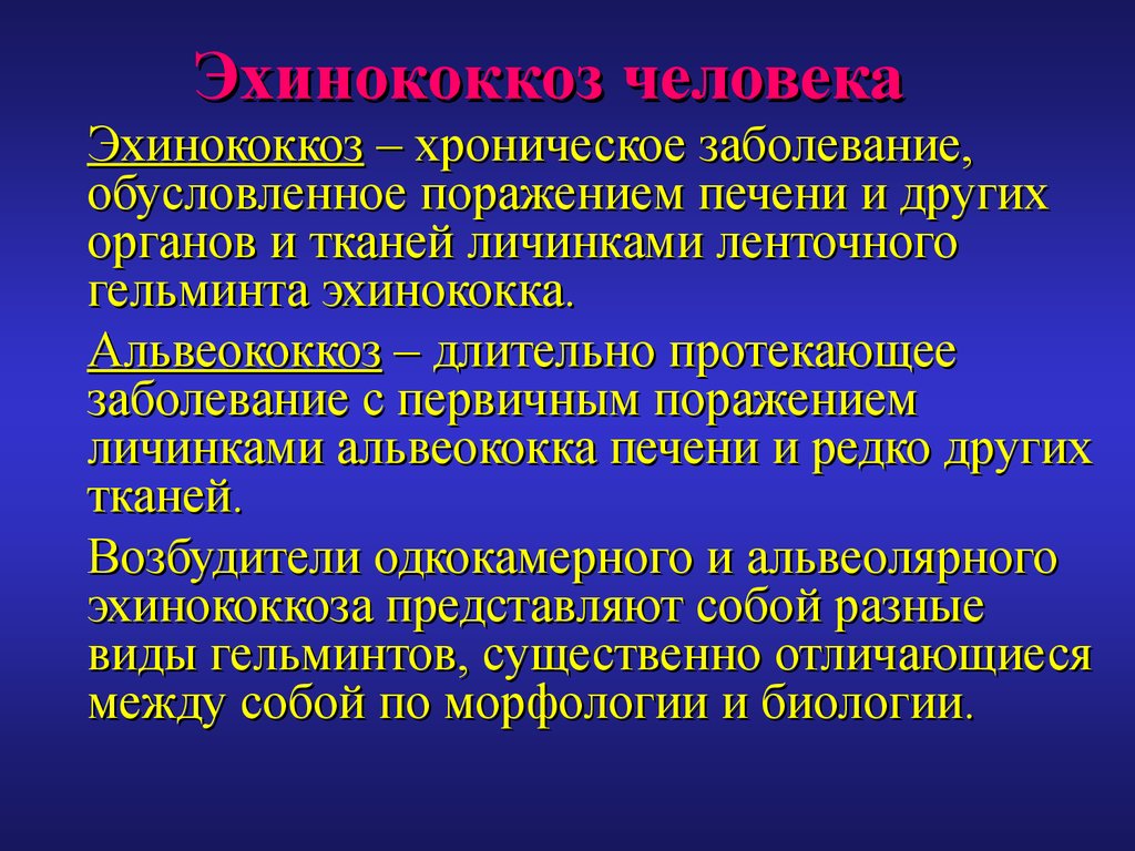 эхинококкоз